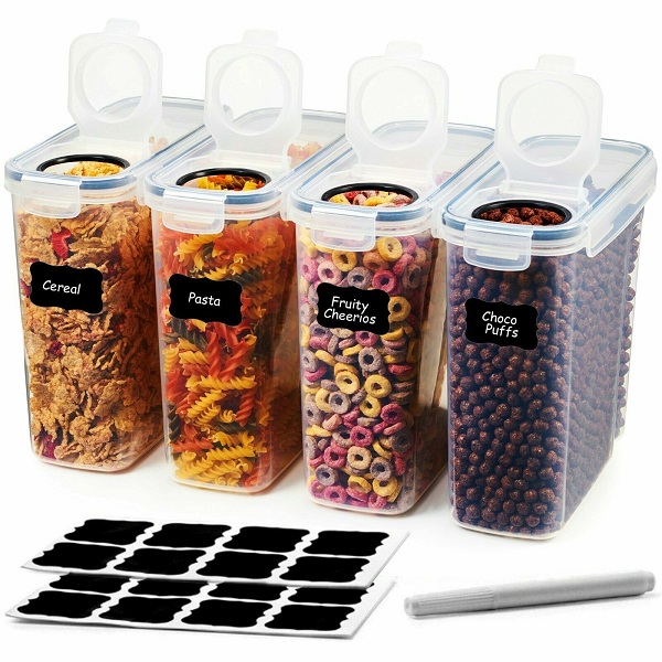 Cereal Dispenser Food Container Airtight Food Storage Pantry Organiser